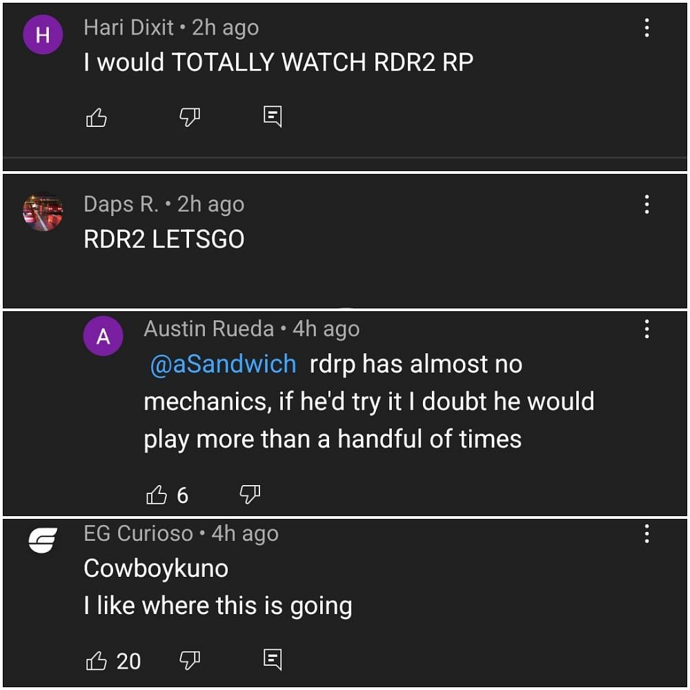 The people want Red Dead Redemption 2 roleplay (Image via YouTube)